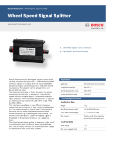 Wheel Speed Signal Splitter