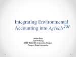 Integrating Environmental Accounting into AgTools