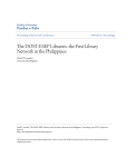 The DOST-ESEP Libraries: the First Library - Purdue e-Pubs