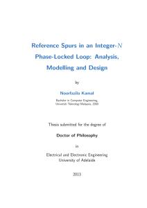 Reference spur in an Integer-N Phase-Locked Loop