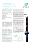 power quality measurement with capacitor voltage