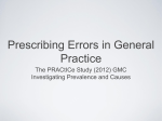 Prescribing Errors in General Practice