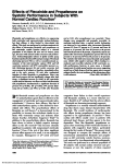 Effects of Flecainide and Propafenone on Systolic