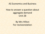 Economics and Business How to answer a question about