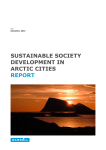 Sustainable society development in arctic cities