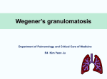 Wegener`s granulomatosis