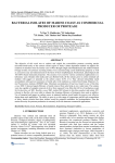 bacterial isolates of marine coast as commercial producer of protease