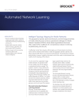 Automated Network Learning solution brief