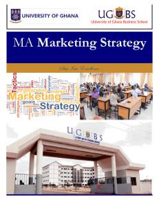 MA Marketing Strategy