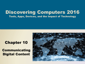 Chapter 10. Communicating Digital Content