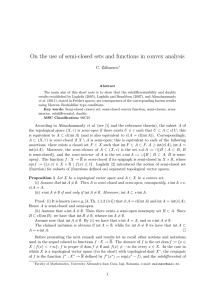 On the use of semi-closed sets and functions in convex analysis