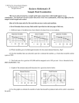 questions - University of Arizona Business Mathematics