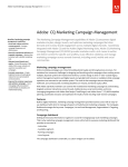 Adobe® CQ Marketing Campaign Management