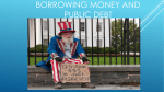 Borrowing Money and Public debt