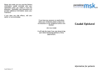 Caudal Epidural