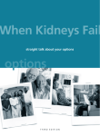 When Kidneys Fail o p t i o n s
