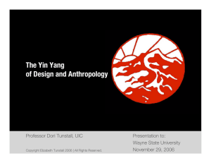 The Yin Yang of Design and Anthropology