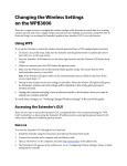 change wireless settings WPB3000