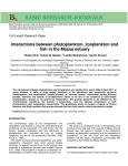 Interactions between phytoplankton, zooplankton and fish in the