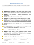 Warnings and Contraindications