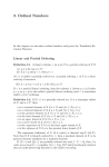 2. Ordinal Numbers