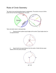There are twelve rules in circle geometry