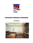 CHOOSING WINDOW COVERINGS