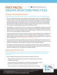 fast facts: unsafe injection practices