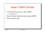 Static CMOS Circuits