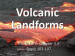 Inside Earth 3.3 Volcanic Landforms