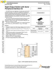 MC33291 - NXP Semiconductors