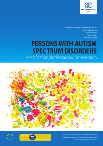 Persons with Autism Spectrum Disorders