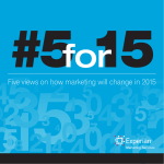 Five views on how marketing will change in 2015