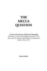 the mecca question