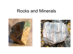 Rocks and Minerals - Mr. Frost`s World