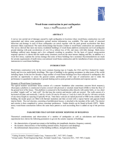 Wood-Frame Construction in Past Earthquakes