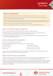 Lymphoma Fact sheet