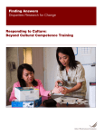 Beyond Cultural Competence Training