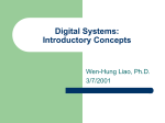 Digital Systems: Introductory Concepts