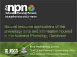 Title of Presentation - USA National Phenology Network