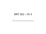 MKT 261 * Ch 3