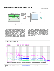 LDC500 Series Current Noise