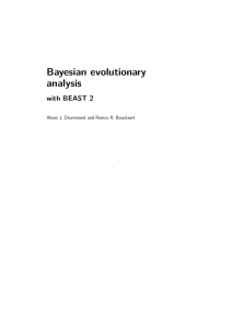 Bayesian evolutionary analysis - Department of Computer Science