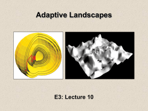 adaptive landscape - MicrobialEvolution.org