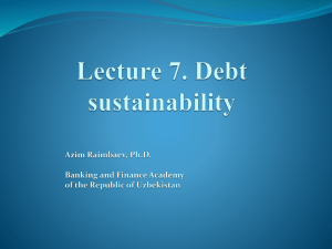 Lecture 1.Principles of Public Debt