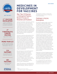 medicines in development for vaccines