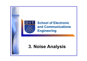 3. Noise Analysis