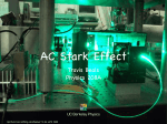 AC Stark Effect