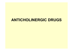 anticholinergic drugs
