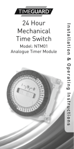24 Hour Mechanical Time Switch